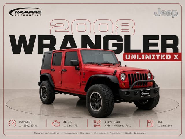 2008 Jeep Wrangler Unlimited X