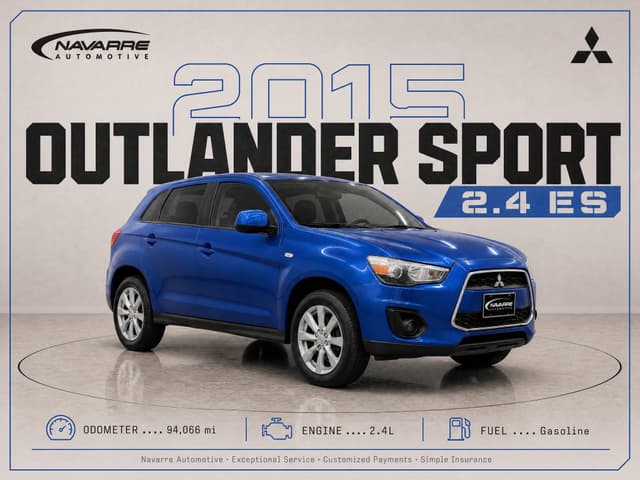 2015 Mitsubishi Outlander Sport 2.4 ES