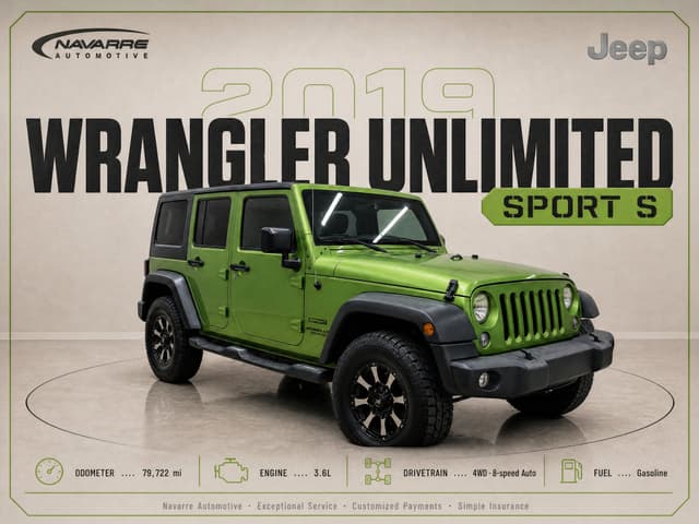 2019 Jeep Wrangler Unlimited Sport S