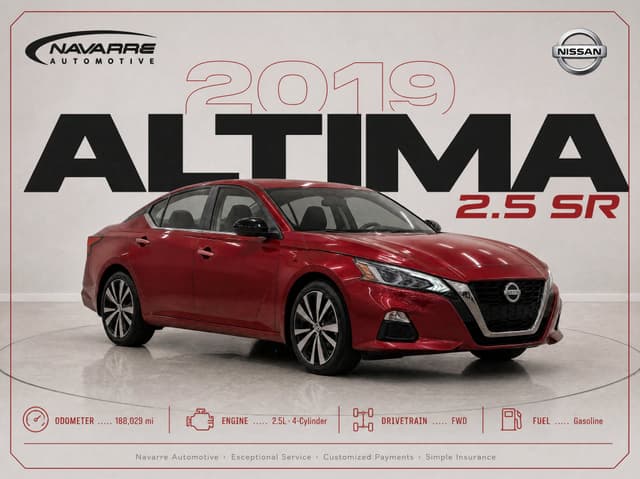 2019 Nissan Altima 2.5 SR