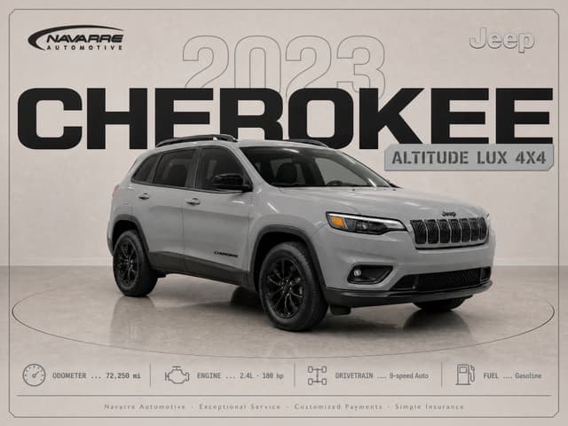 2023 Jeep Cherokee Altitude Lux 4x4