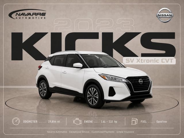 2023 Nissan Kicks SV Xtronic CVT