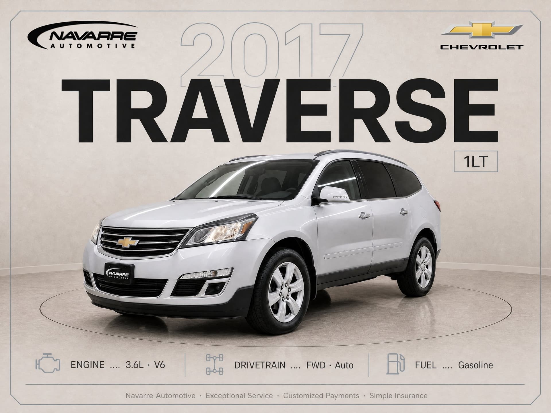 2017 Chevrolet Traverse 1LT
