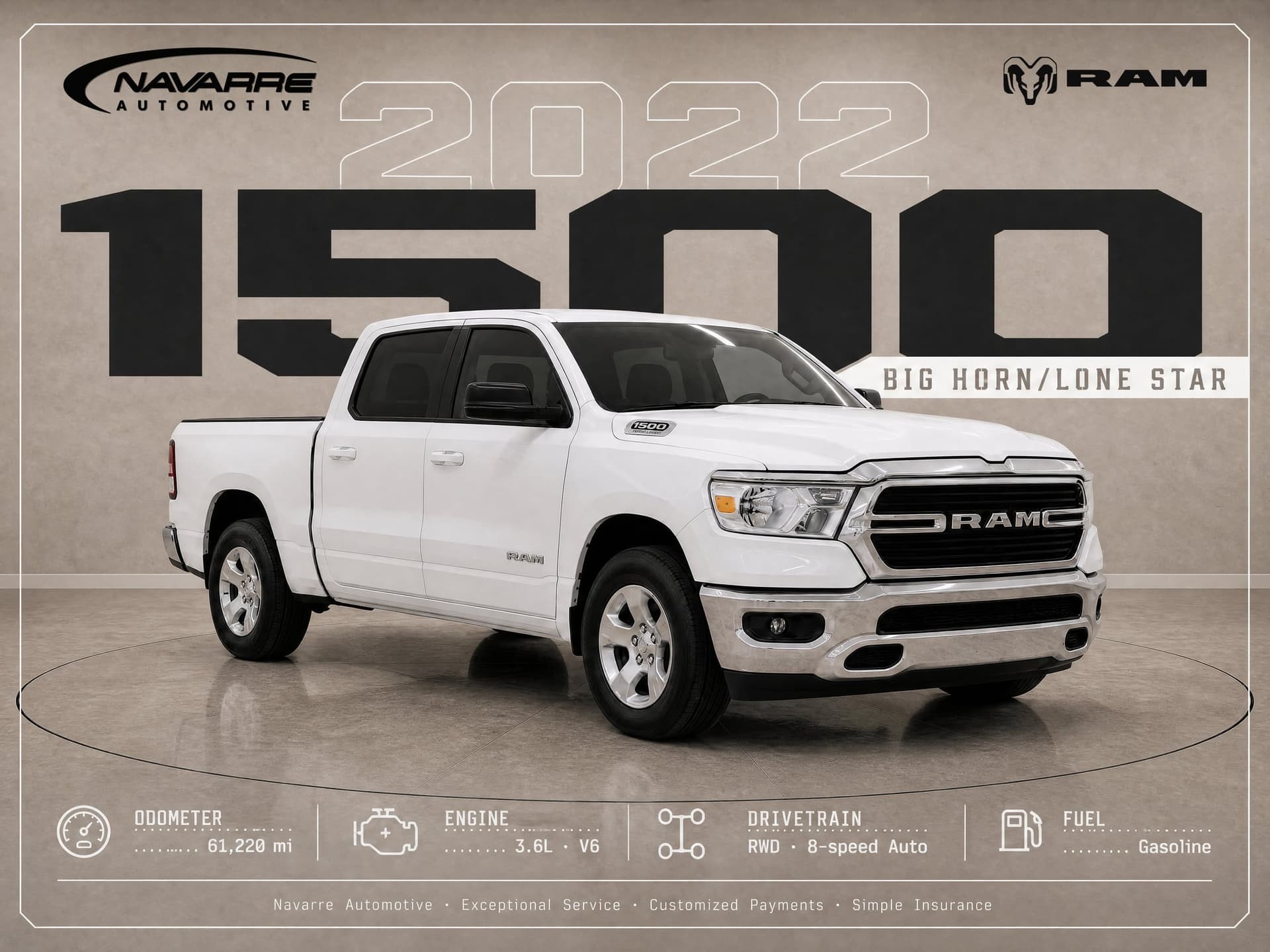 2022 RAM 1500 Pickup Big Horn/Lone Star