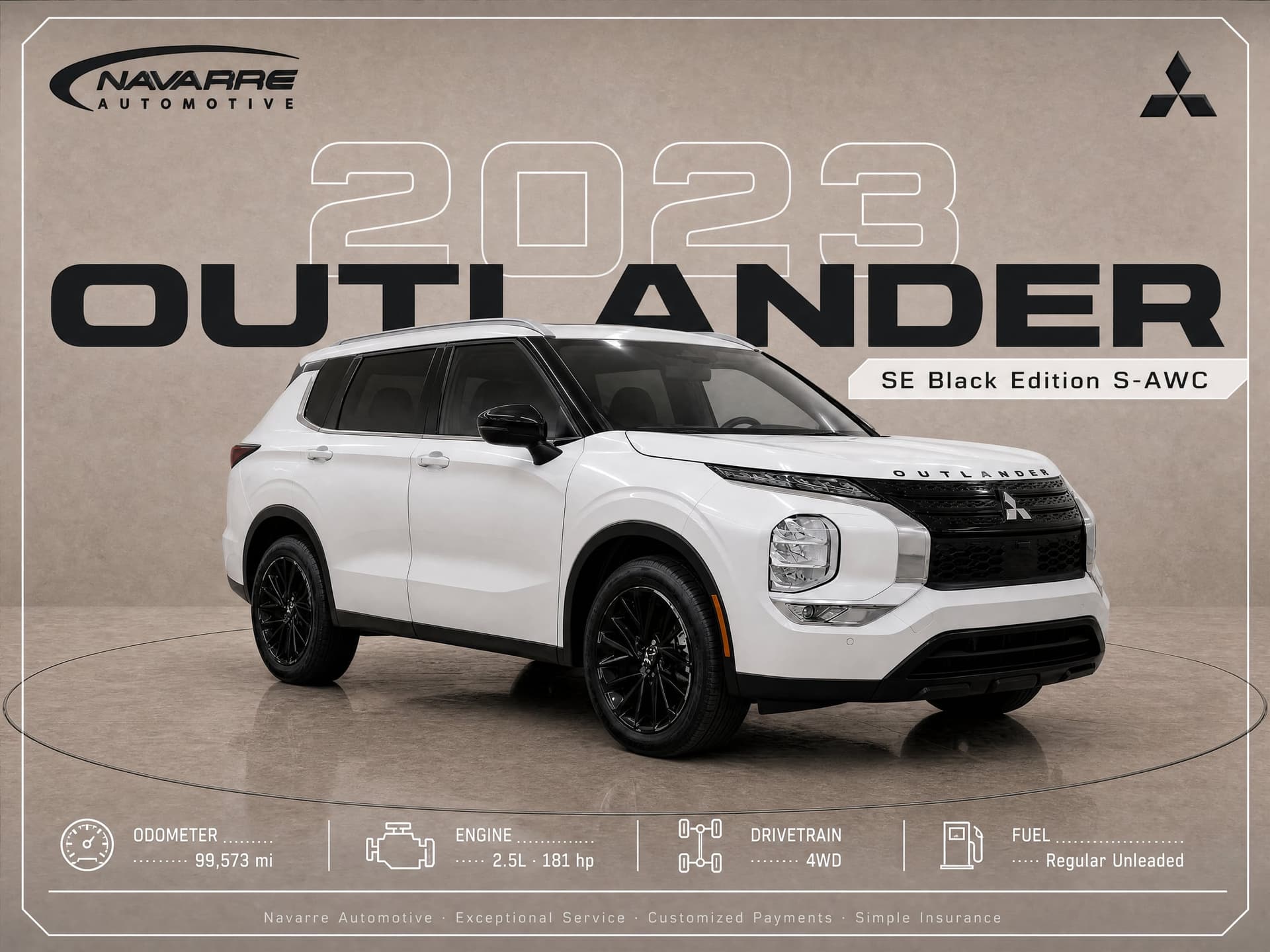 2023 Mitsubishi Outlander SE Black Edition
