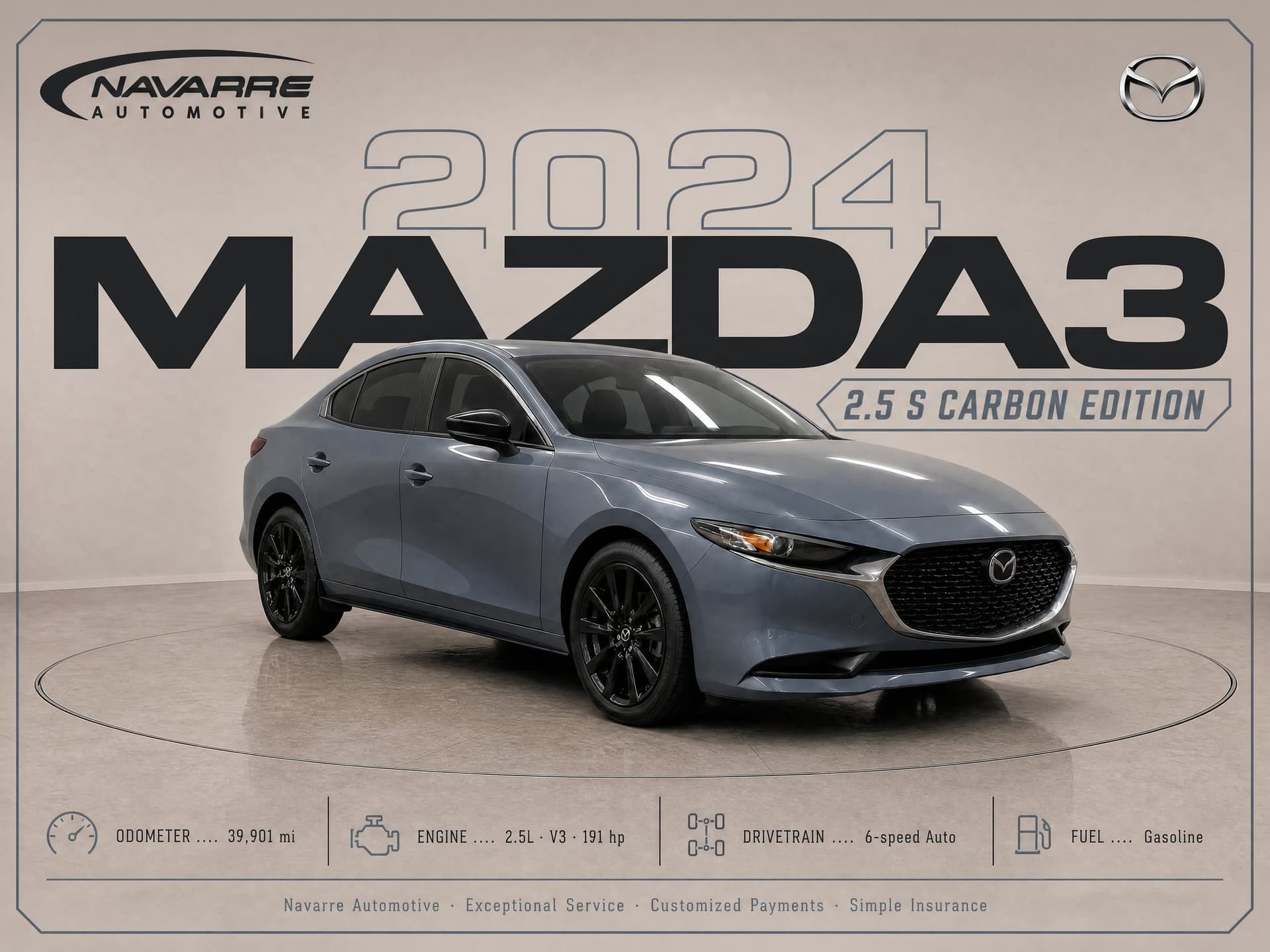 2024 Mazda Mazda3 Carbon Edition