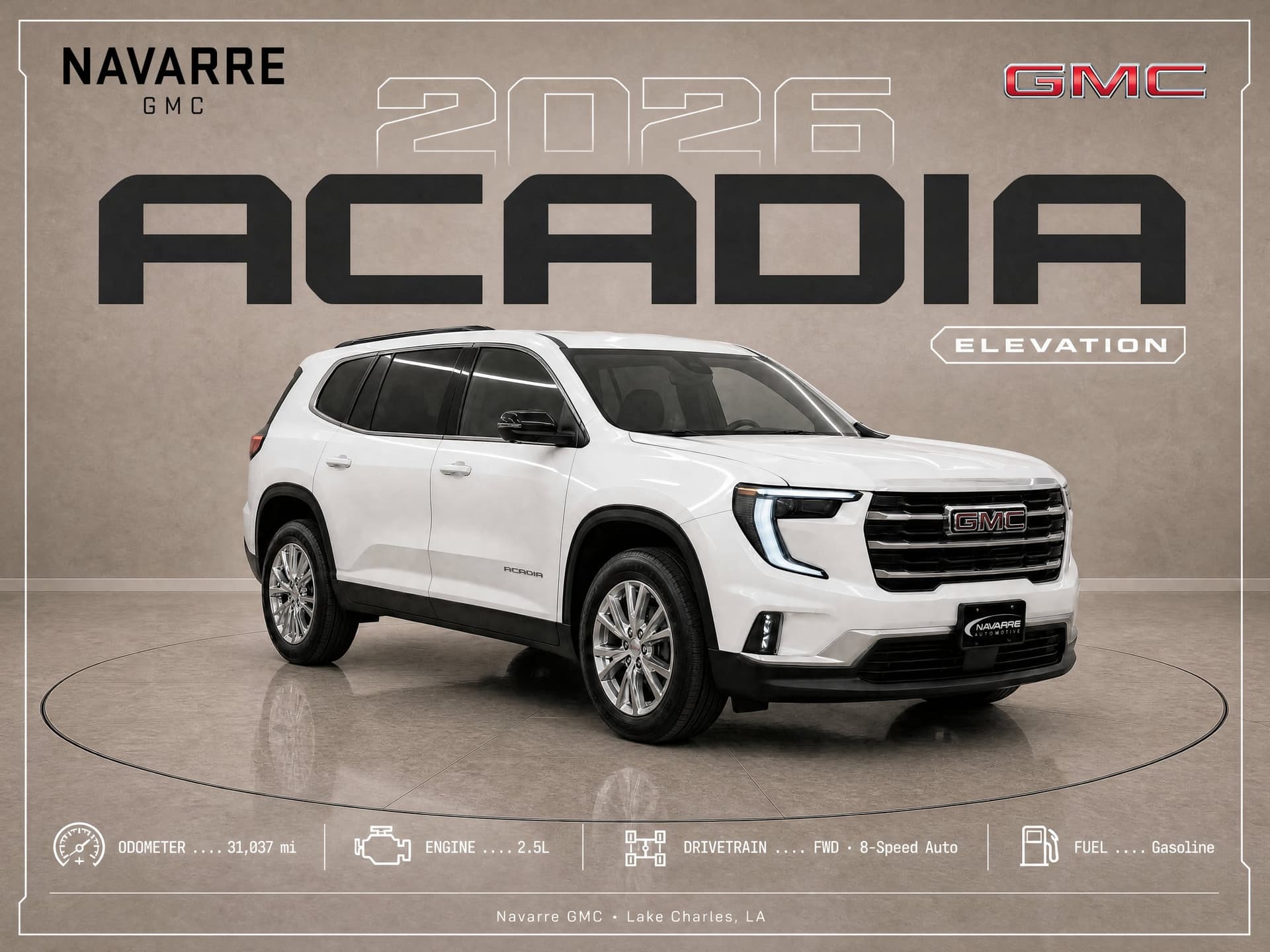 2026 GMC Acadia Elevation