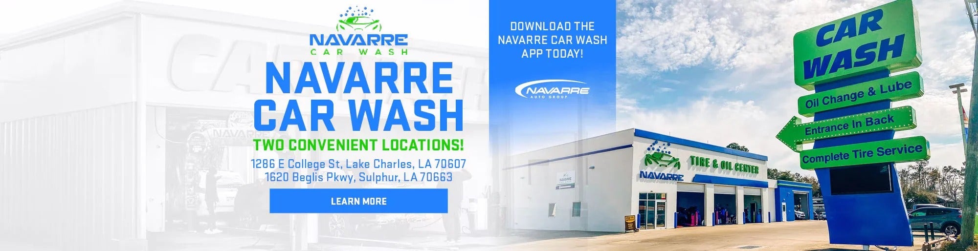 Car Wash at Navarre Premium Select in Lake Charles LA